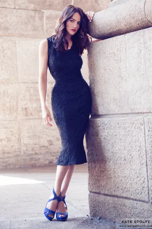 Black Lace Mermaid  Dress