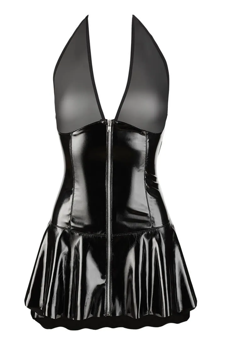 Black vinyl doll dress - Don't Think Twice