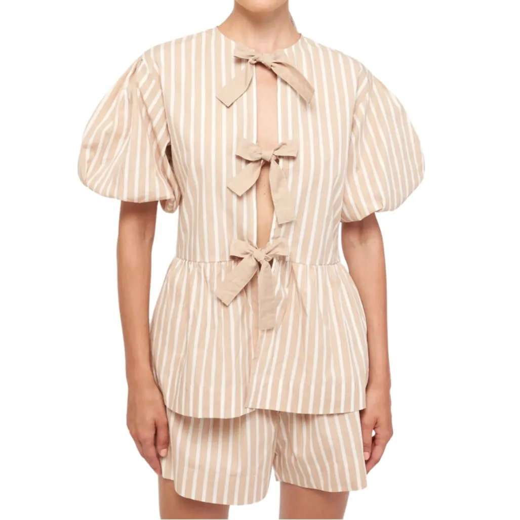 BOW TIE BLOUSE