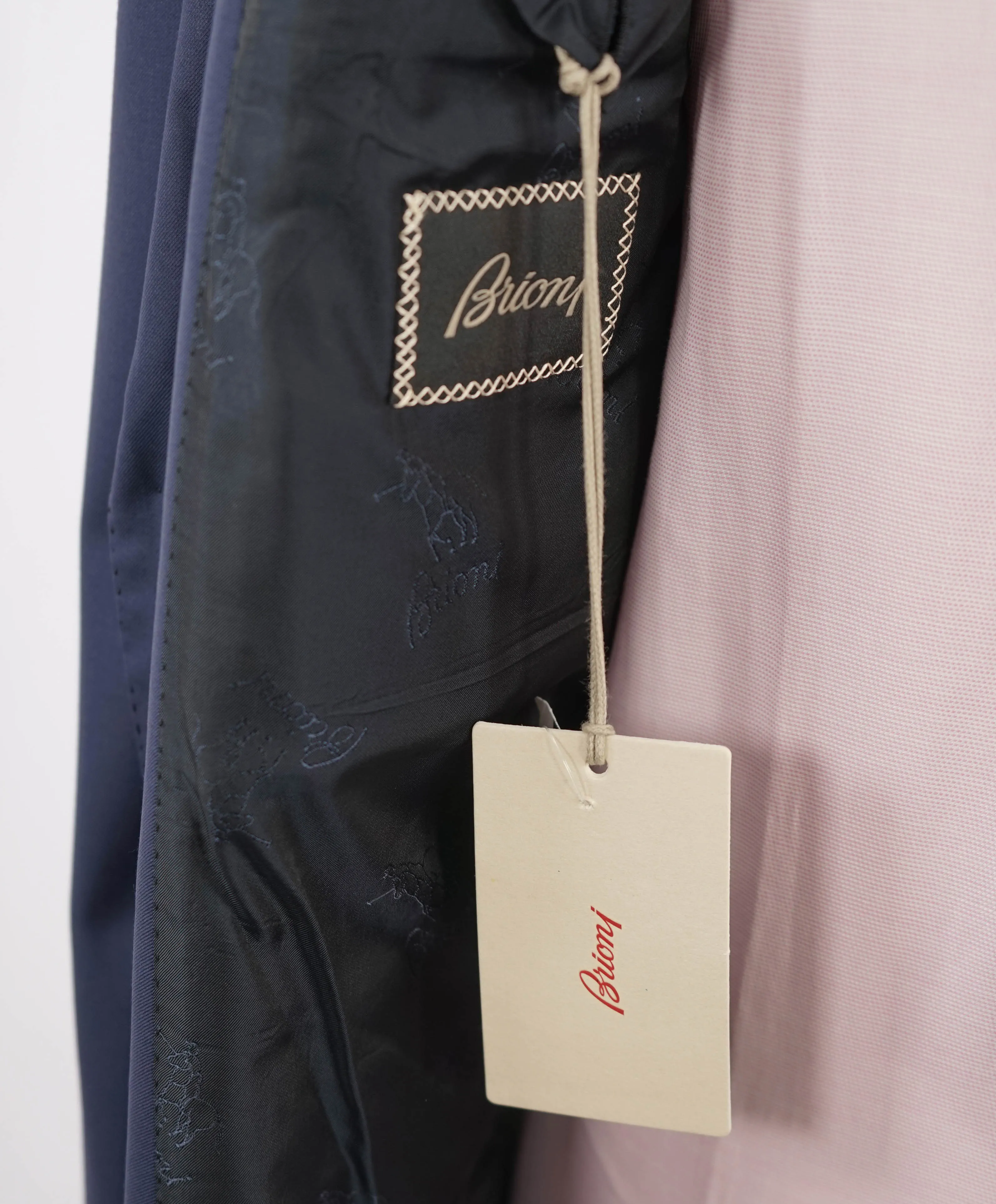 BRIONI - NAVY 160'S 2-Button "COLOSSEO" Hand Made In Italy Blazer - 54R US