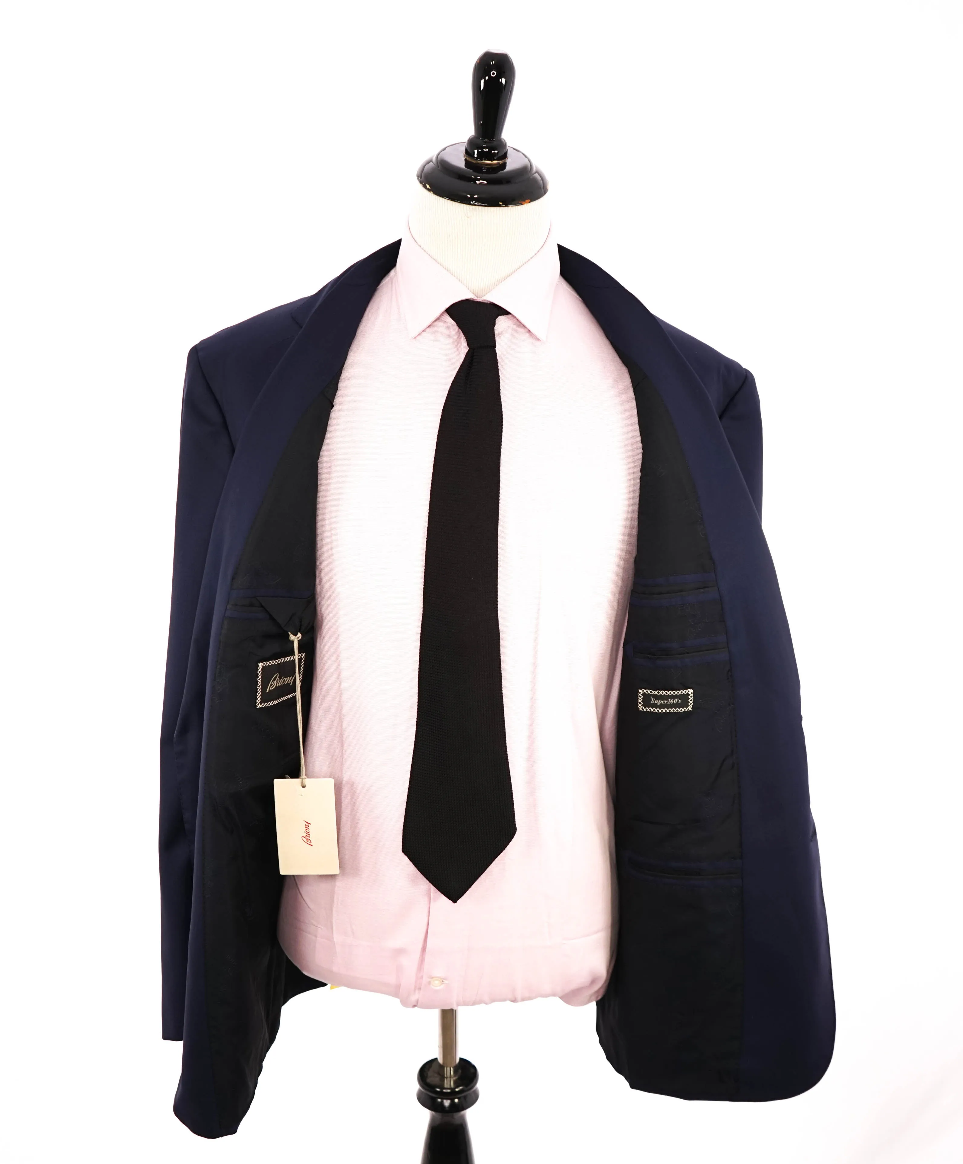 BRIONI - NAVY 160'S 2-Button "COLOSSEO" Hand Made In Italy Blazer - 54R US