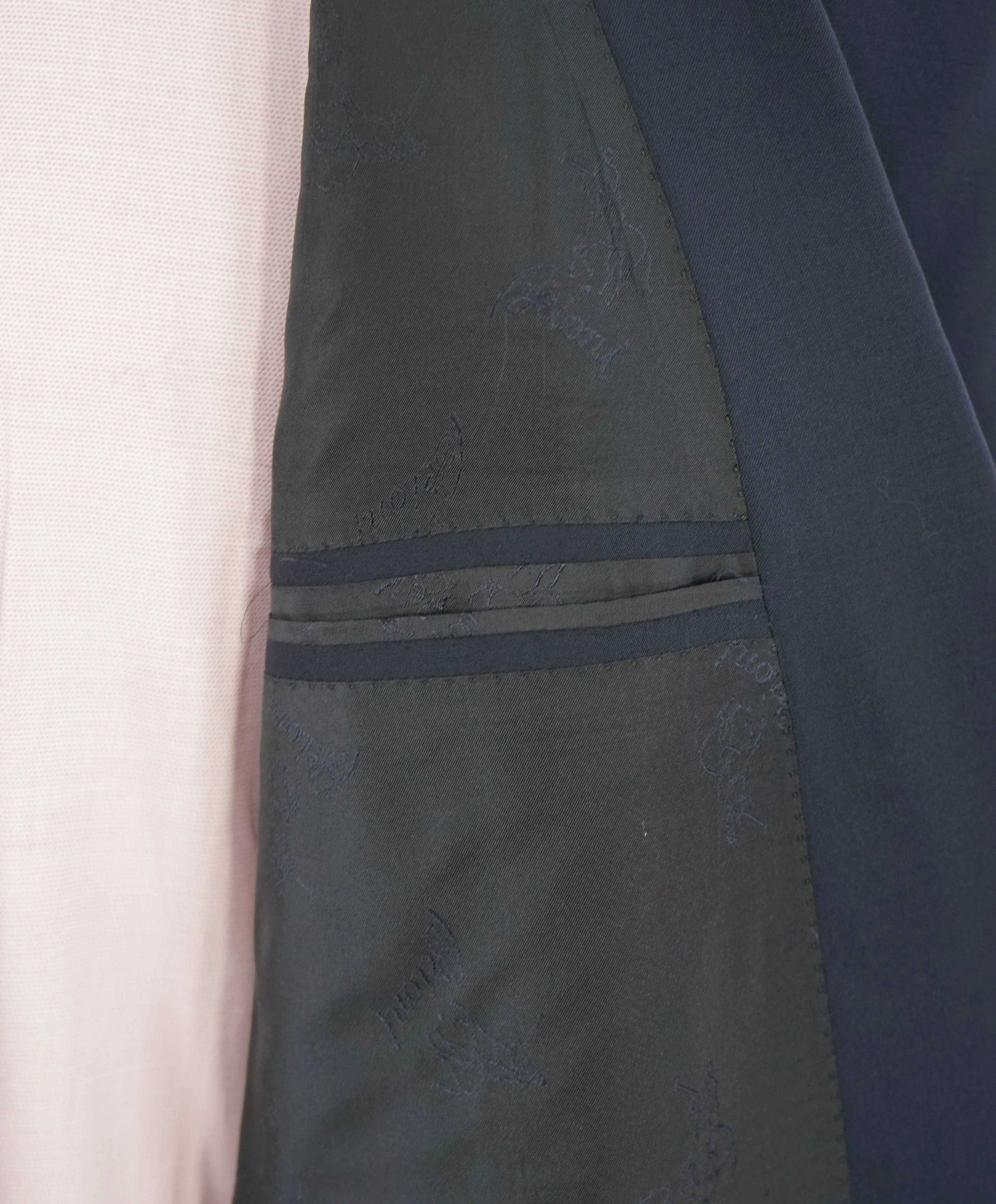 BRIONI - "FLAMINIO" Navy Blue HAND MADE IN ITALY Double Breasted Suit- 50R US