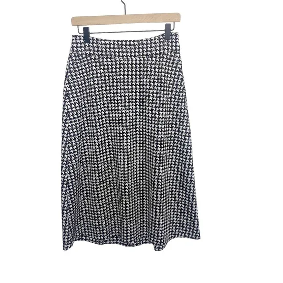 CAbi houndstooth midi skirt dream girls style 4023 NWT