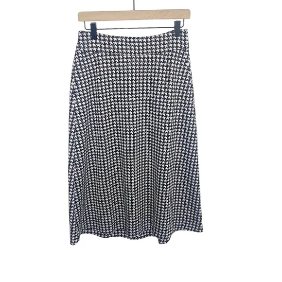 CAbi houndstooth midi skirt dream girls style 4023 NWT