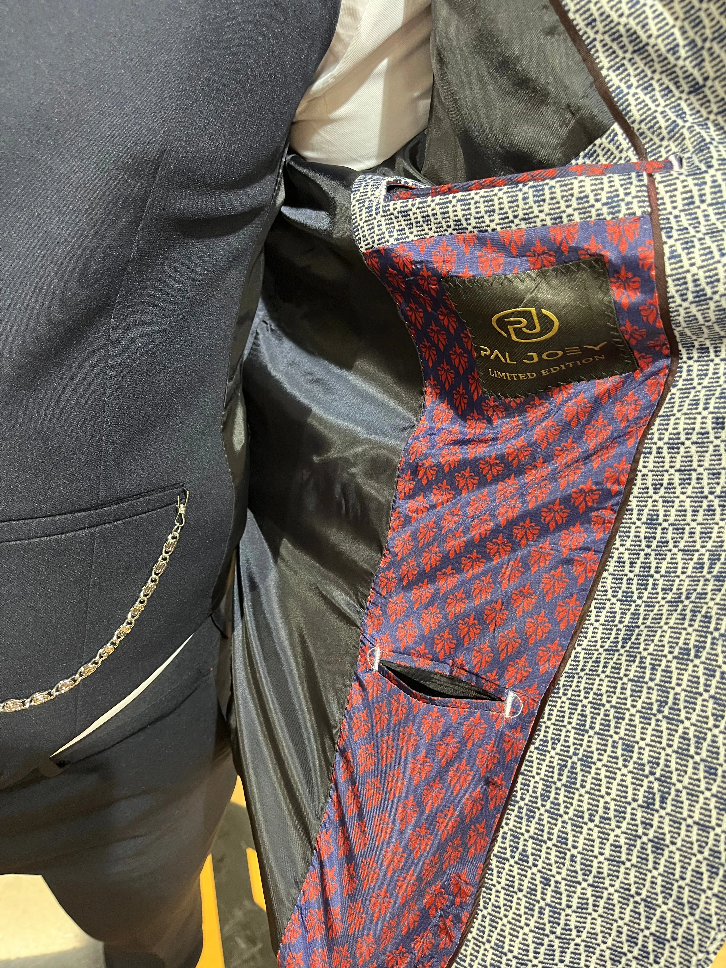 Cantona - Navy 3 Piece Suit