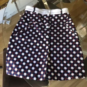 Carven multicolor high Wasted midi skirt size 40