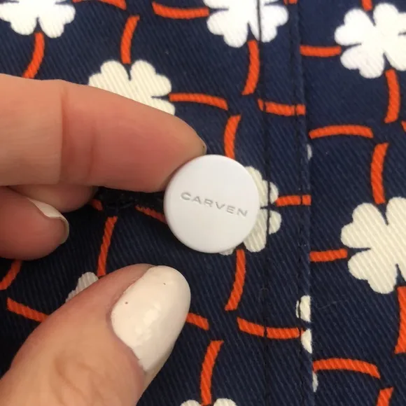 Carven multicolor high Wasted midi skirt size 40