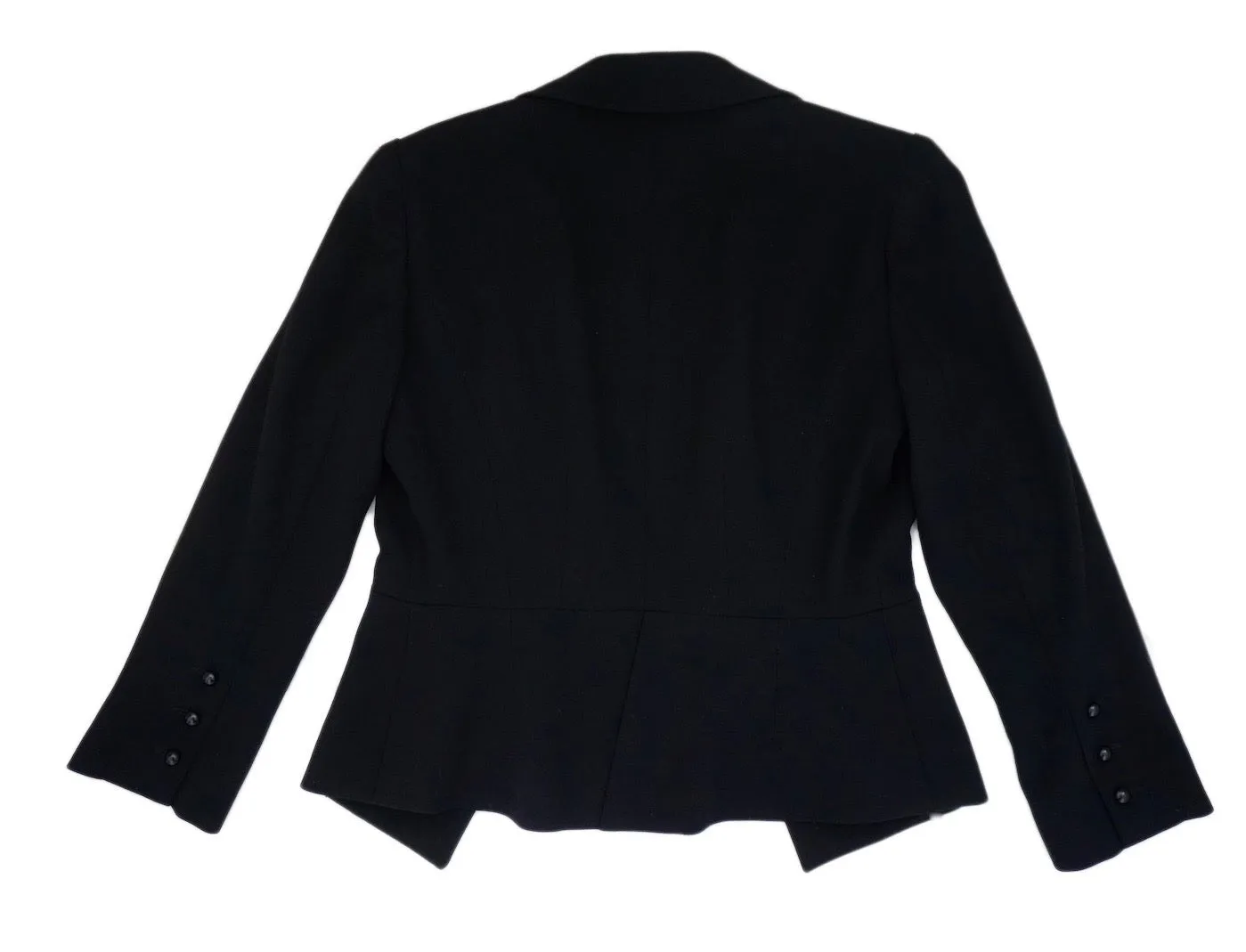 Chanel Vintage Black Wool Blazer