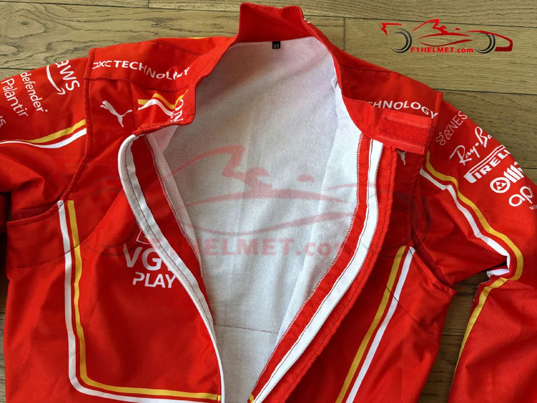 Charles Leclerc 2024 Racing Suit / Ferrari F1