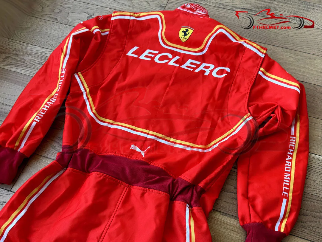 Charles Leclerc 2024 Racing Suit / Ferrari F1