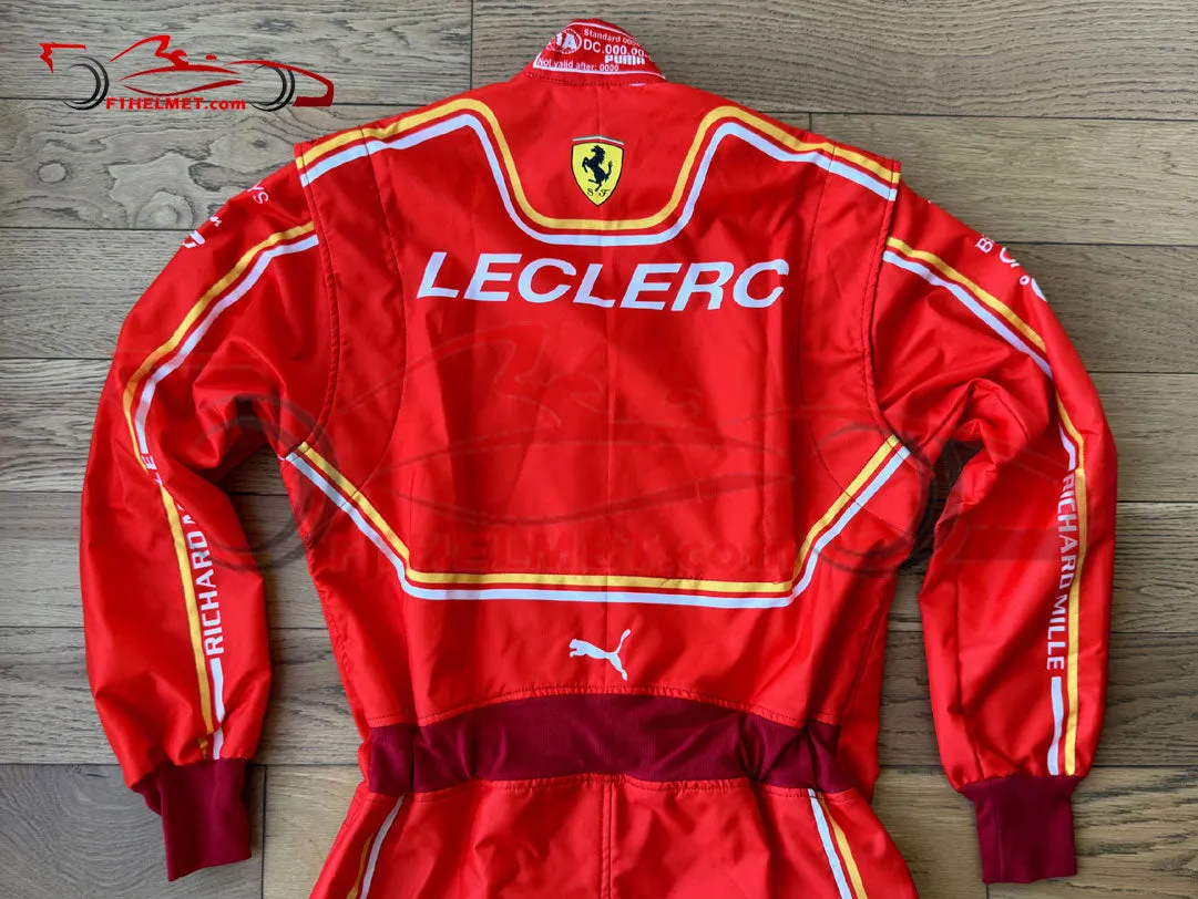 Charles Leclerc 2024 Racing Suit / Ferrari F1
