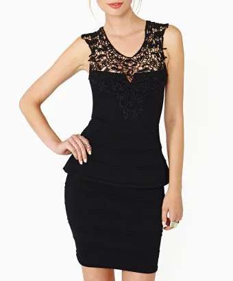 Chelsea Peplum Top Bodycon Dress