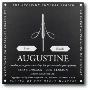 Classic/Black - Low Tension Nylon Guitar Strings (Single E (6th) String)