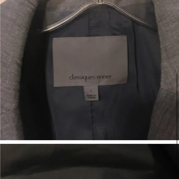Classiques Entier Double Breasted Fitted Blazer Jacket Sz S