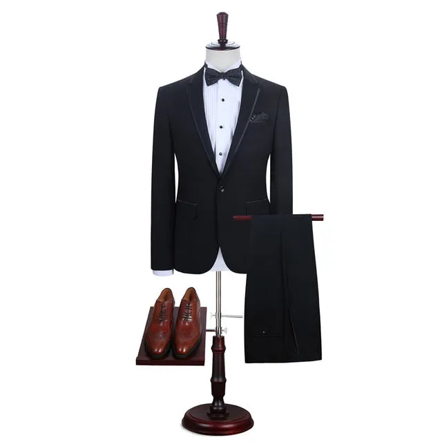 Classy Black One Button Designer Men Suits Online