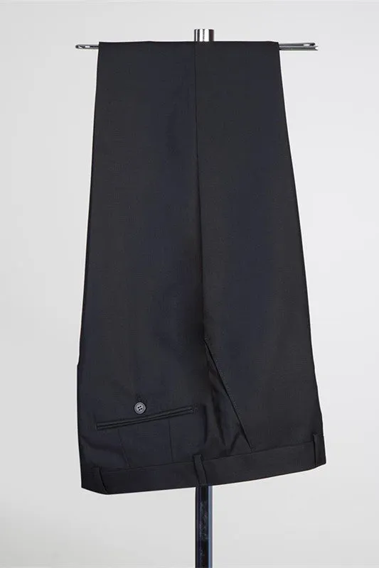 Custom design Black Peaked Lapel New in Men Marriage Suits