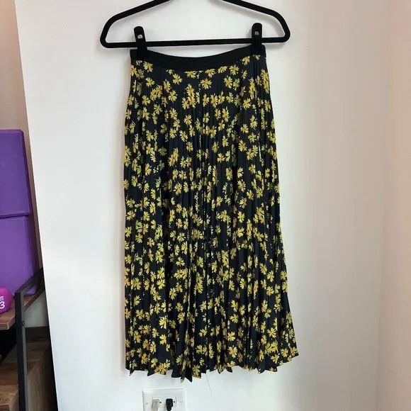 Derek Lam Accordion‎ Pleated Midi Skirt