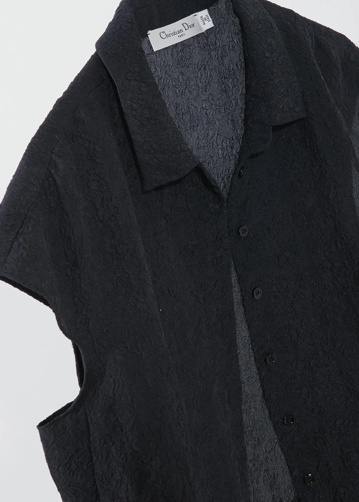 Dior Vintage Black Peplum Top - 6