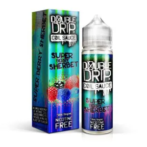 Double Drip E-Liquid Super Berry Sherbet Short Fill E-Liquid 50ml