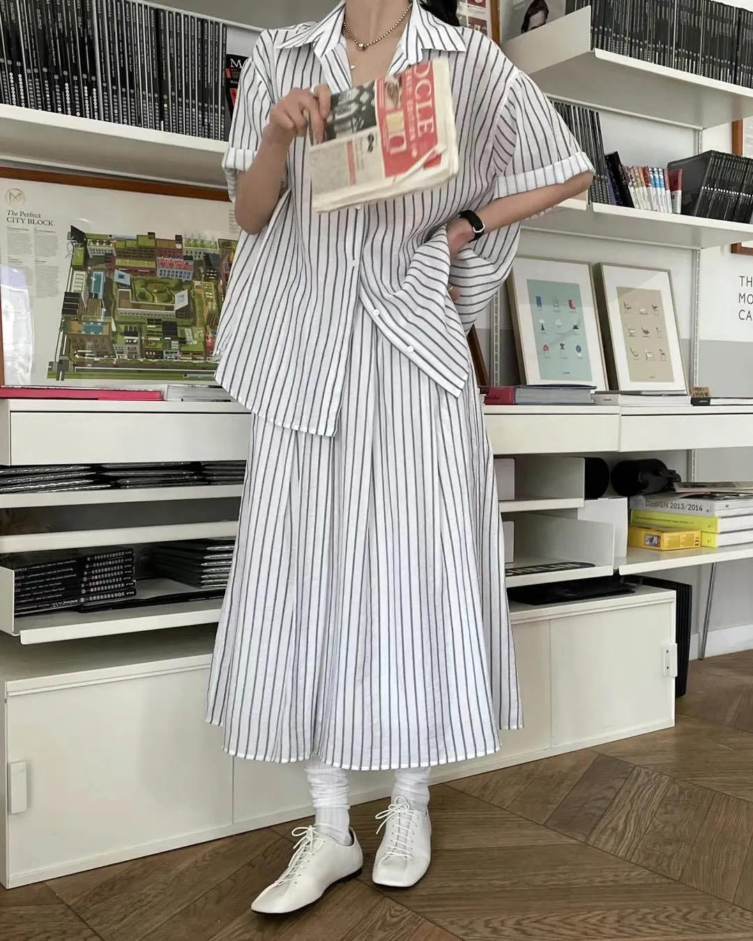ELIZA SHIRT SKIRT SET