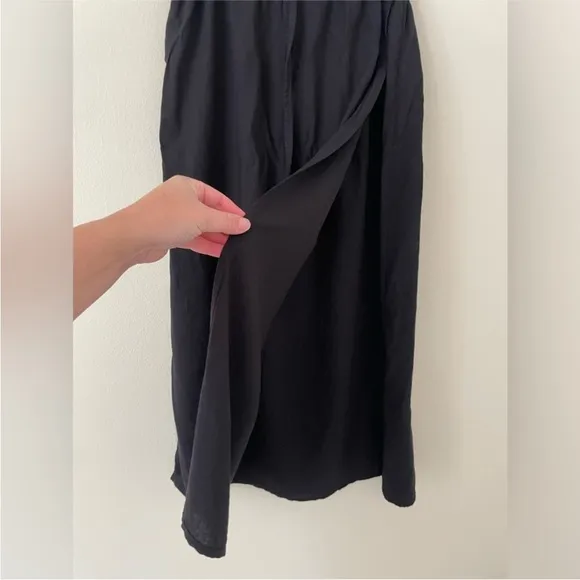 Emerson Fry India Collection Drawstring Skirt in Black Size XS