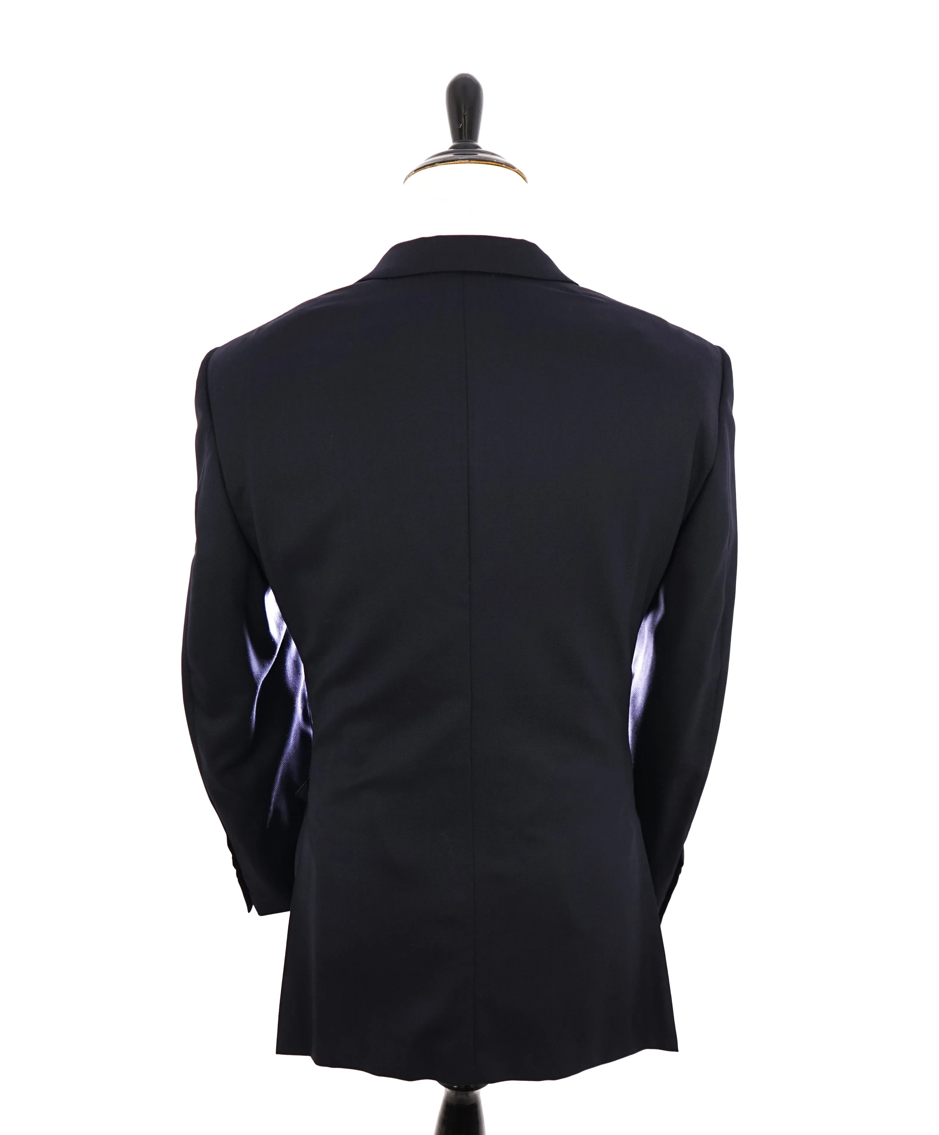 ERMENEGILDO ZEGNA - "Cool Effect" Blue Oxford Royal Weave Blazer - 44R