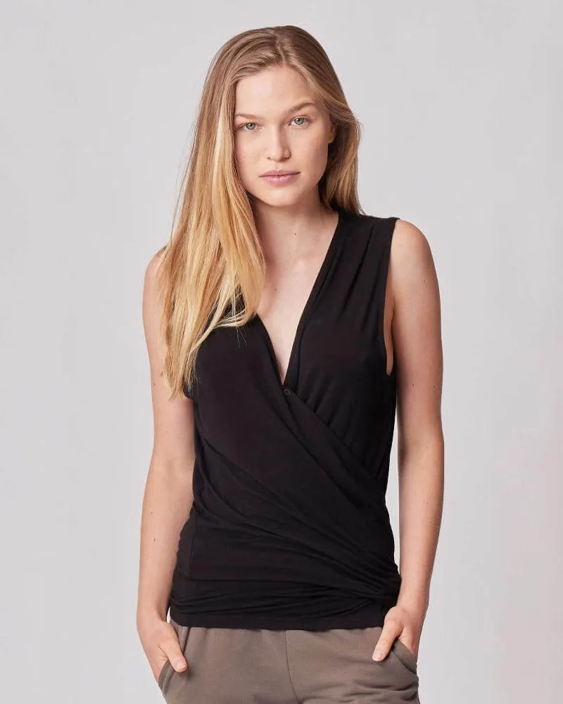 Every Way Maternity to Nursing Wrap Tank Top
