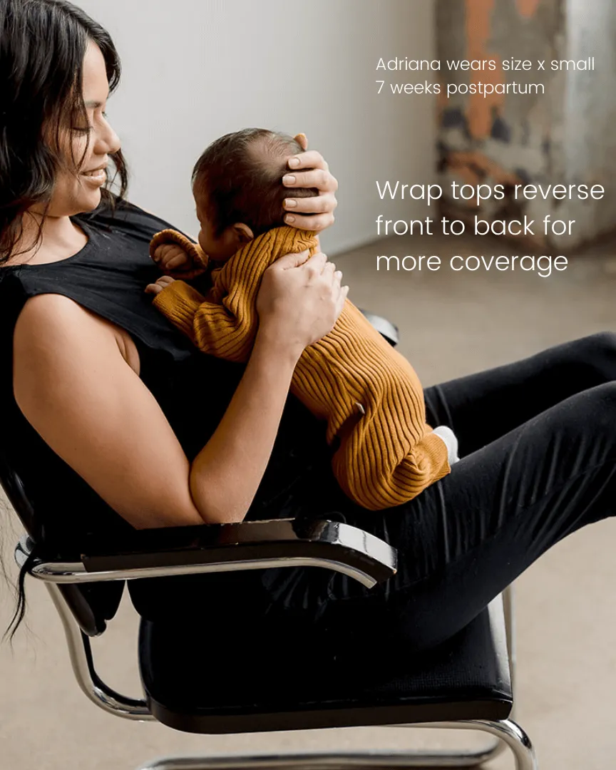 Every Way Maternity to Nursing Wrap Tank Top
