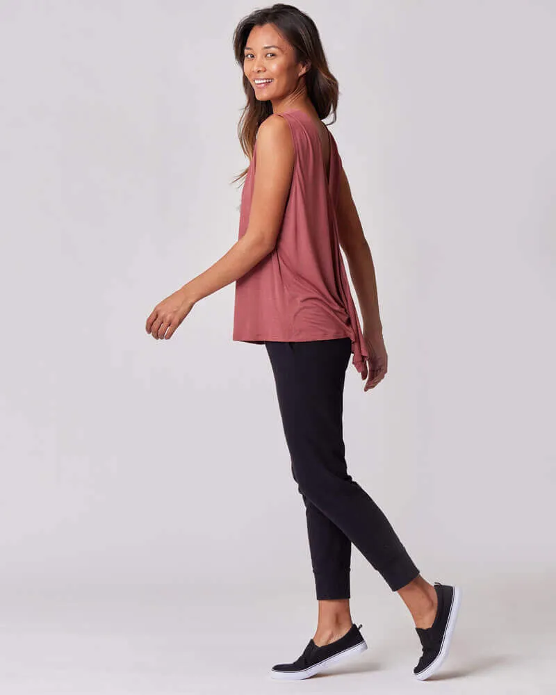 Every Way Maternity to Nursing Wrap Tank Top