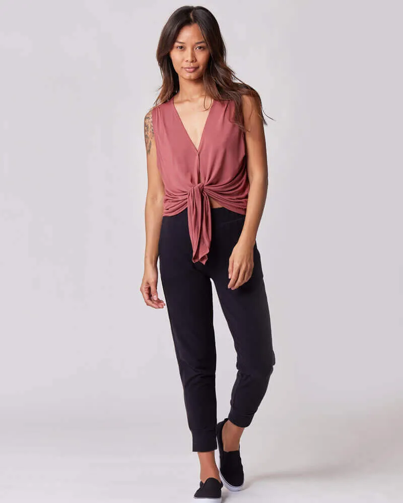 Every Way Maternity to Nursing Wrap Tank Top