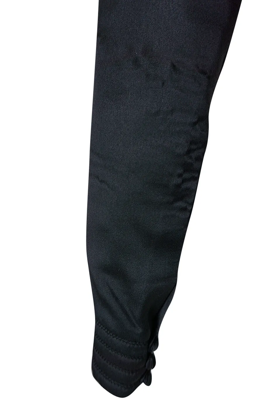 Fall 1978 Christian Dior Haute Couture Black Silk Wrap Top