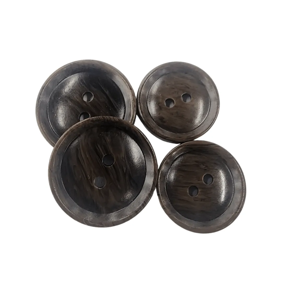 Fancy Buttons 44215 Brown
