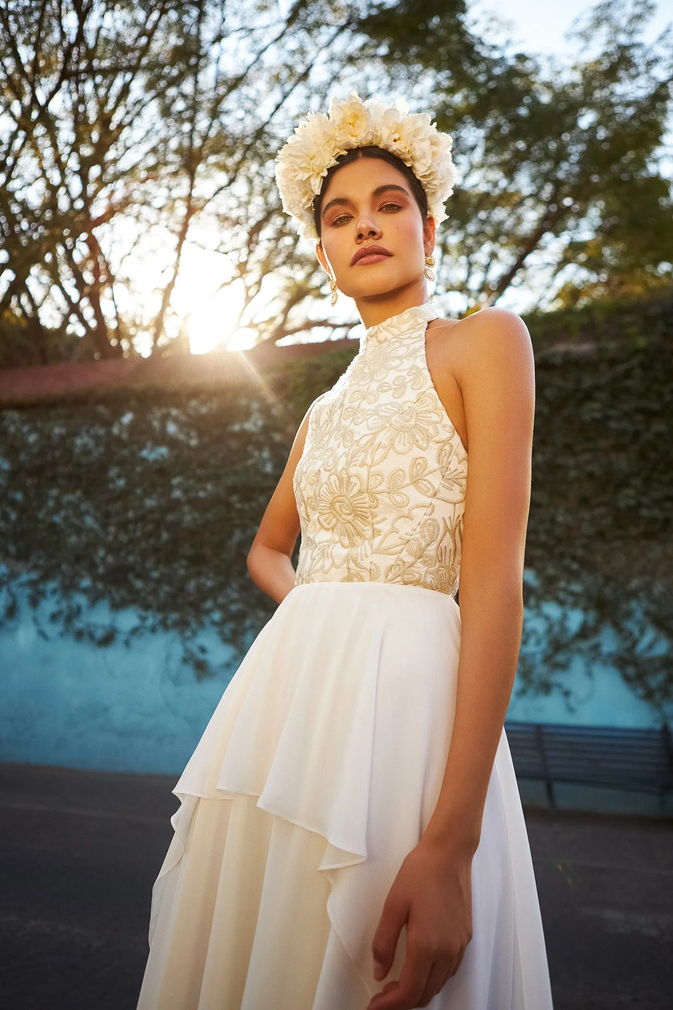 Floral Ivory Dress