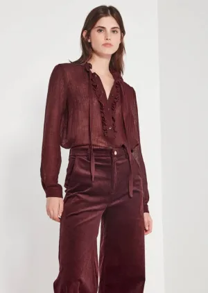 Florence Blouse Bordeaux