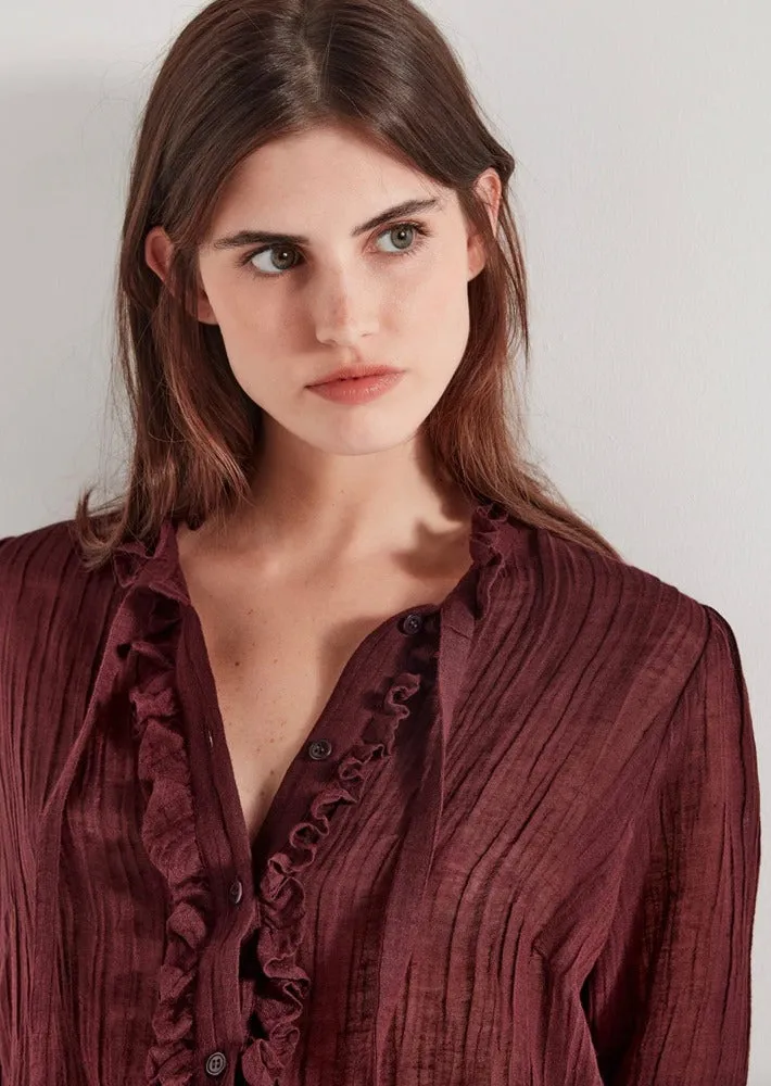 Florence Blouse Bordeaux