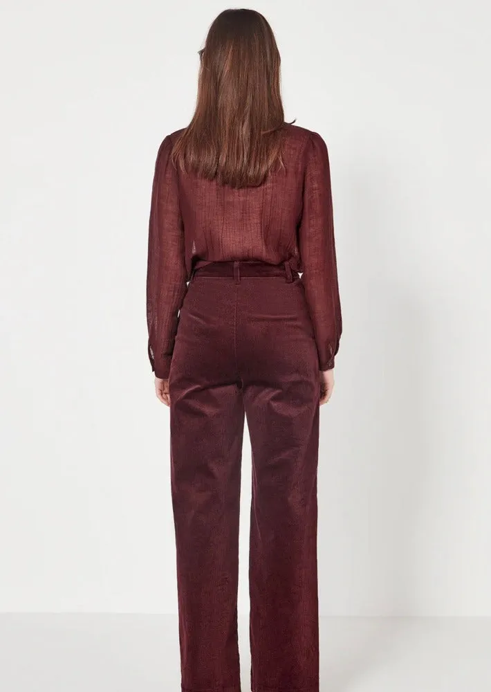 Florence Blouse Bordeaux