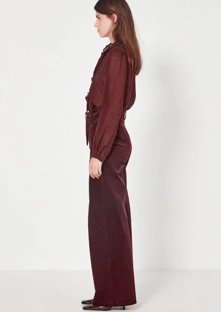 Florence Blouse Bordeaux