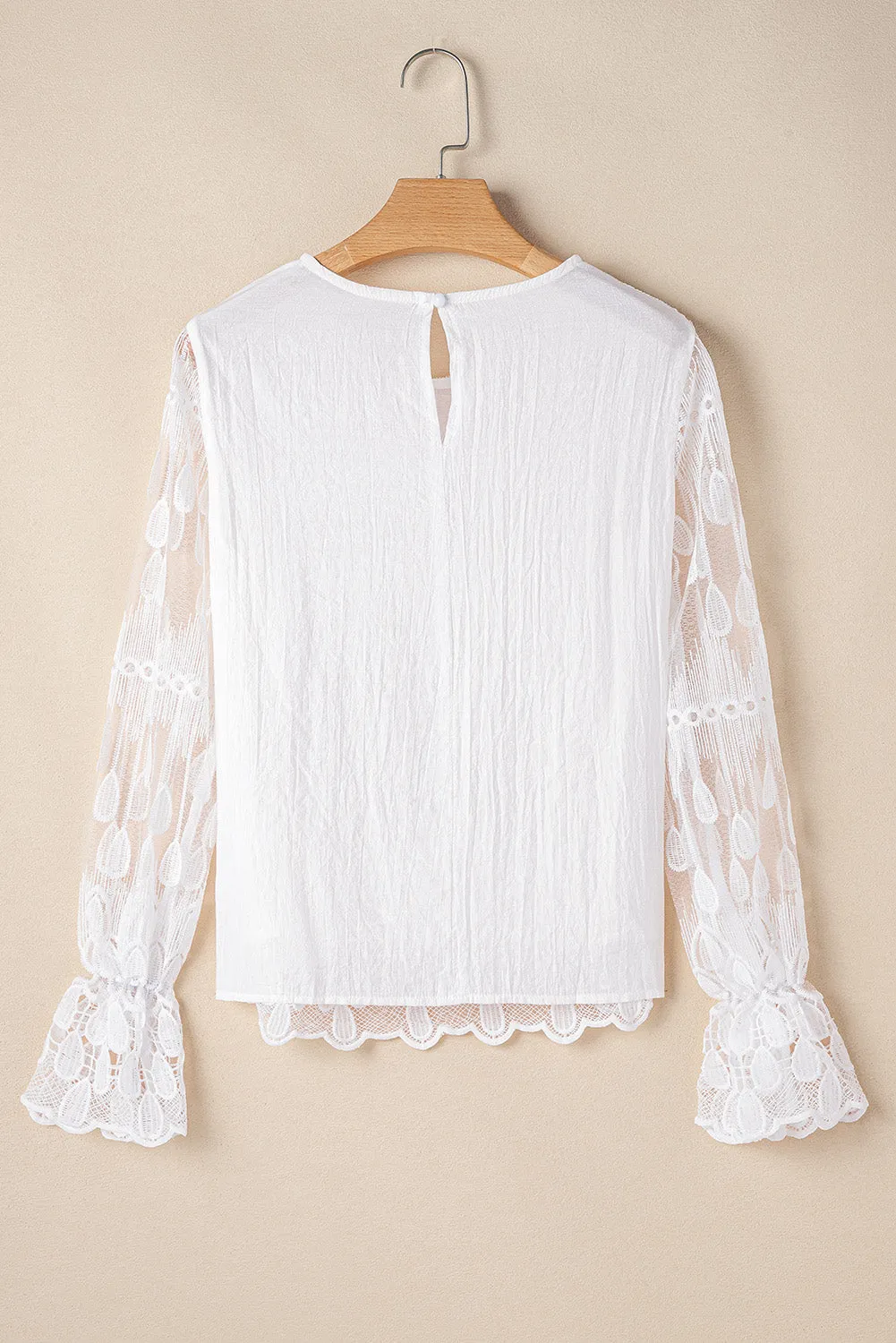 Flounce Sleeve Blouse