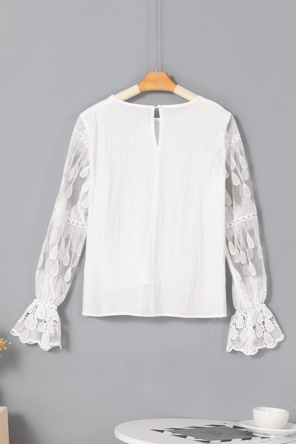 Flounce Sleeve Blouse