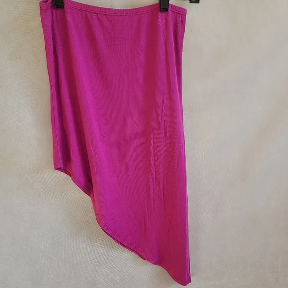 Free People Free-est Collection Asymmetrical Skirt With Side Slit