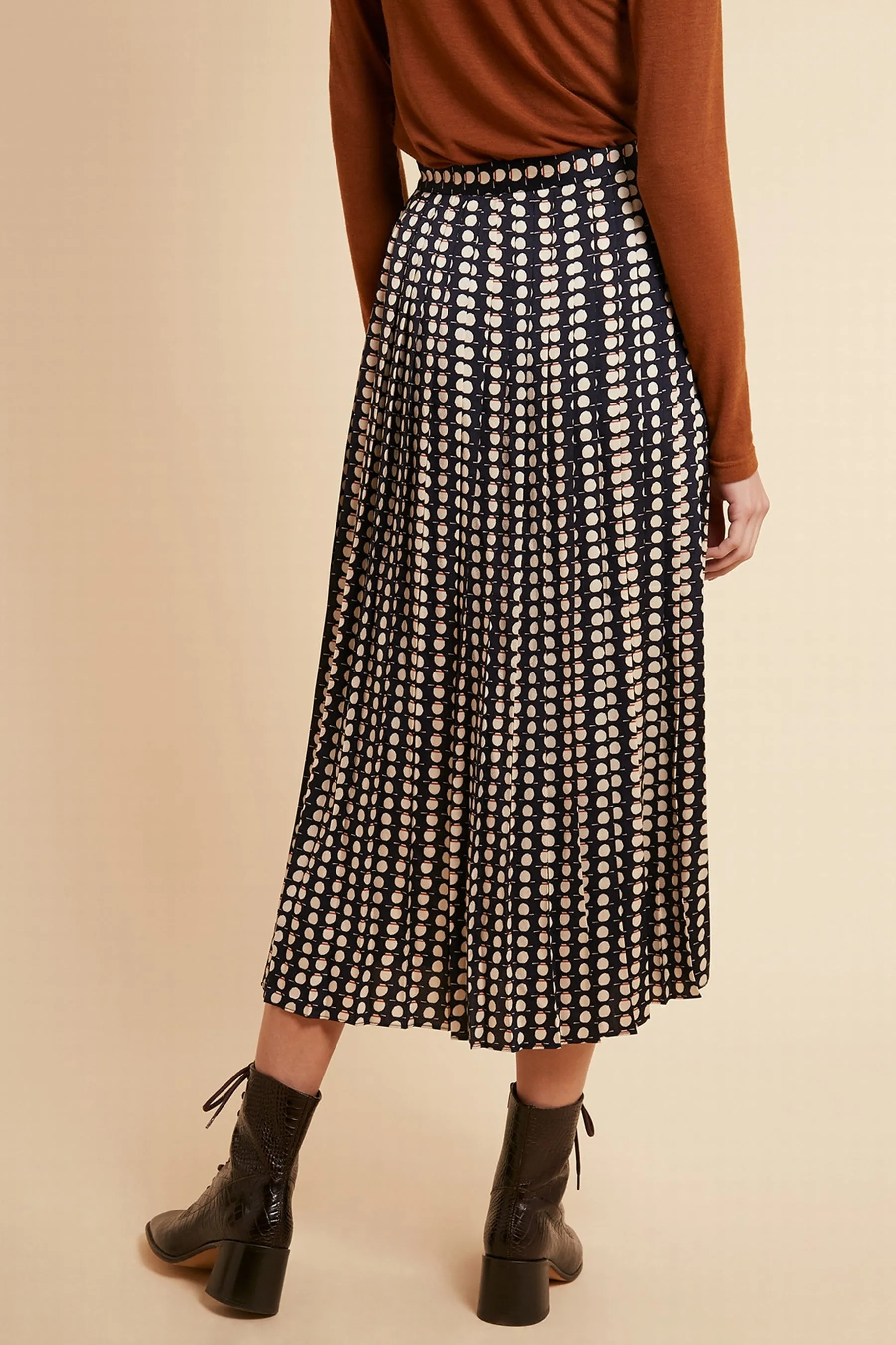 Frnch Edvina Skirt (Navy) - FINAL SALE