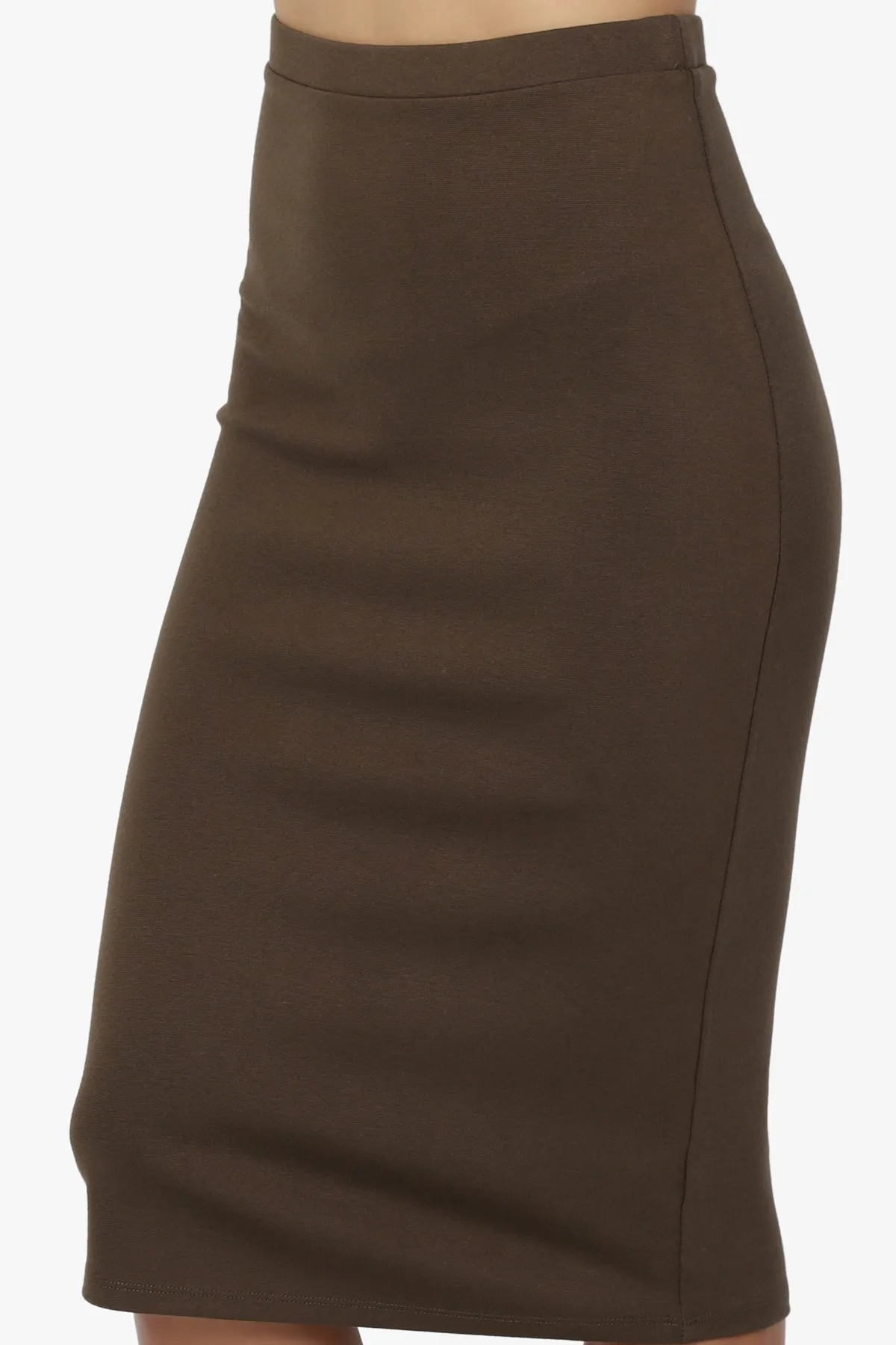 Gisele Ponte Basic Knee Pnecil Skirt