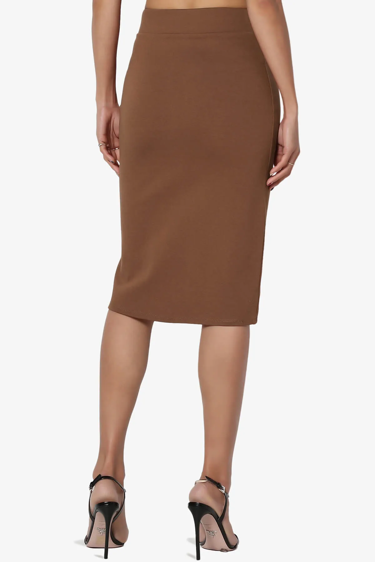 Gisele Ponte Basic Knee Pnecil Skirt