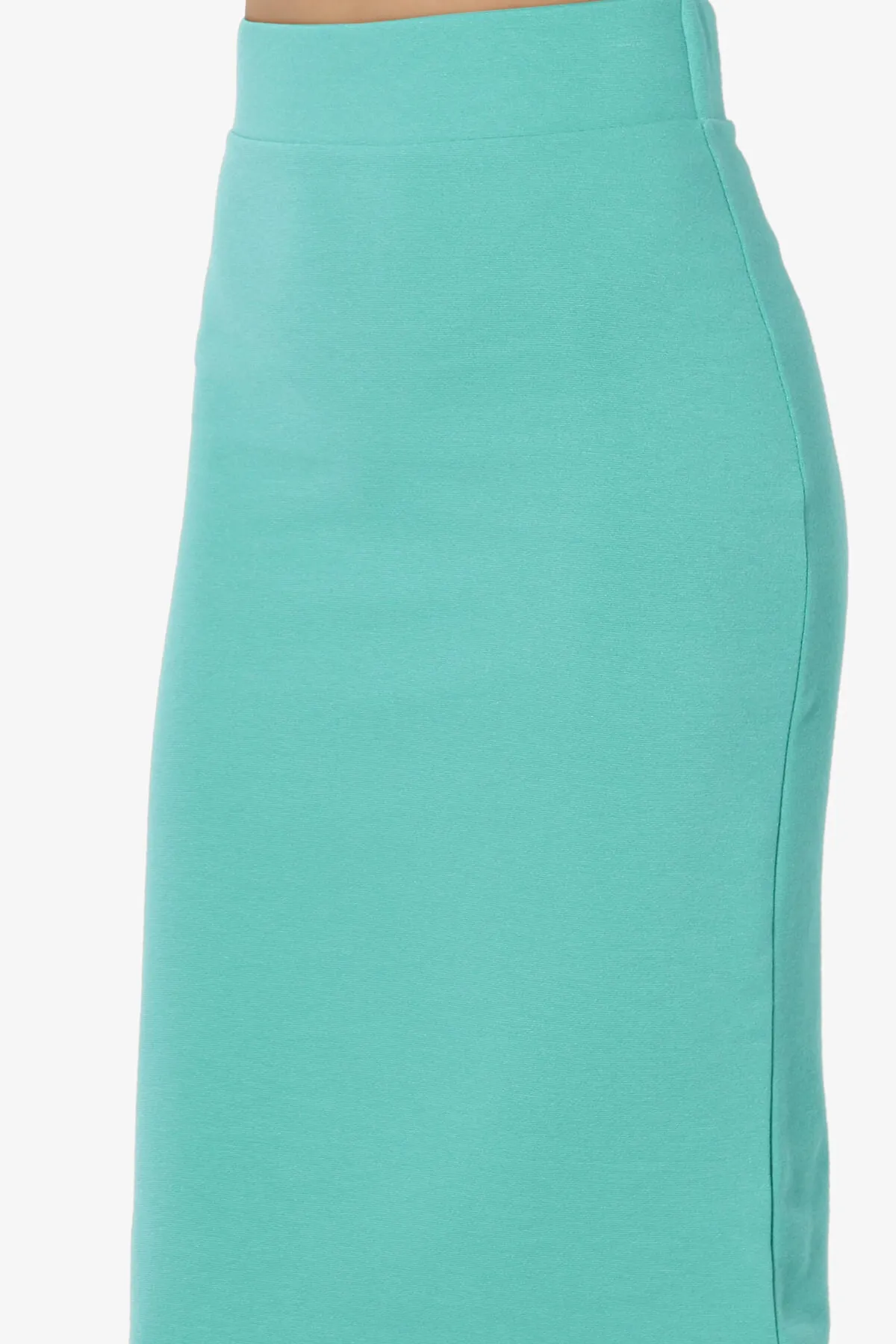 Gisele Ponte Basic Knee Pnecil Skirt