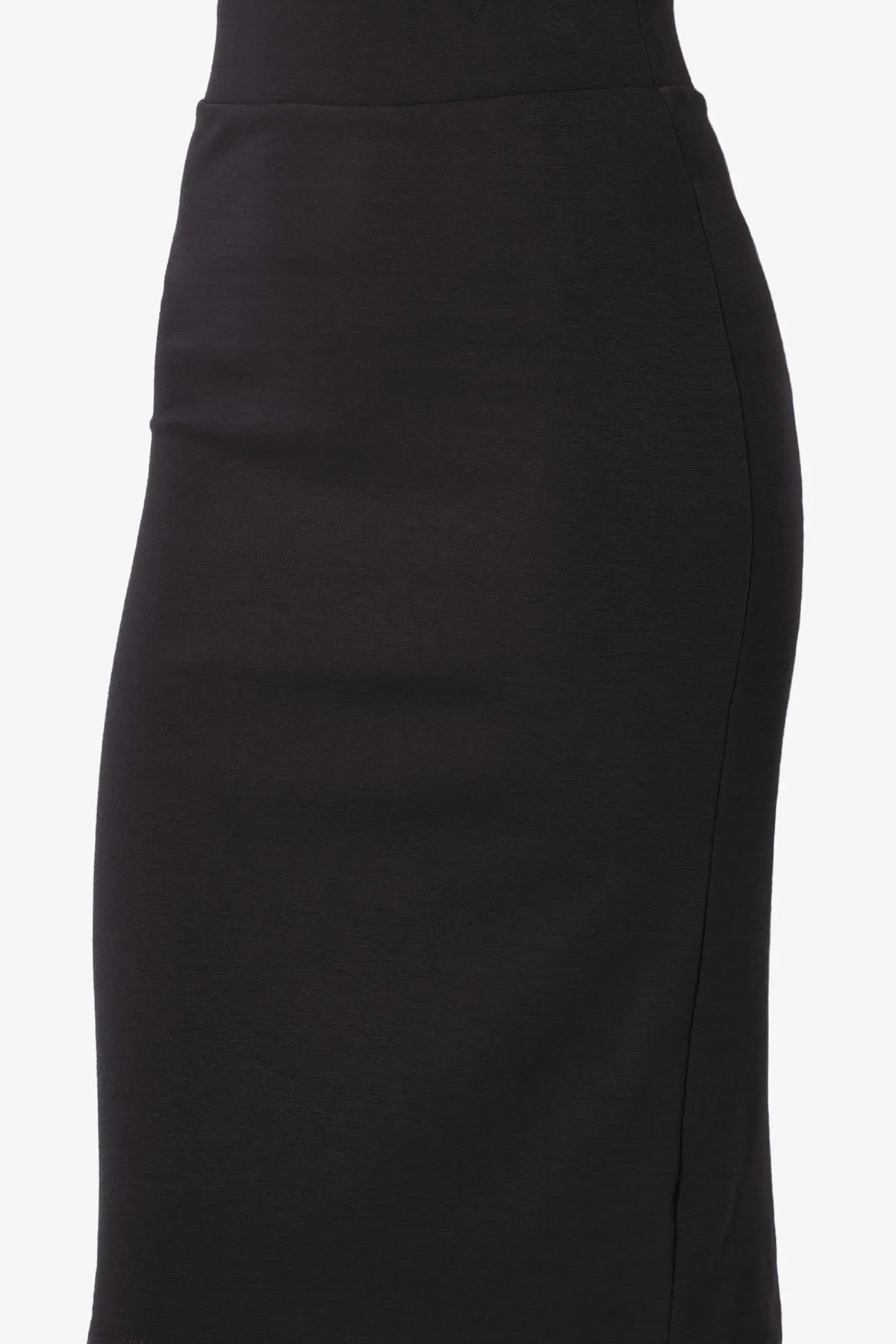 Gisele Ponte Basic Knee Pnecil Skirt
