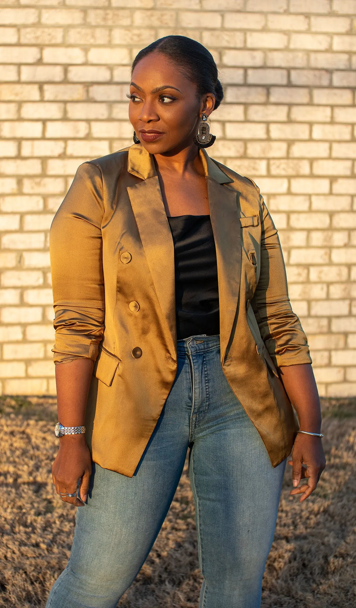 Glam | Satin Blazer
