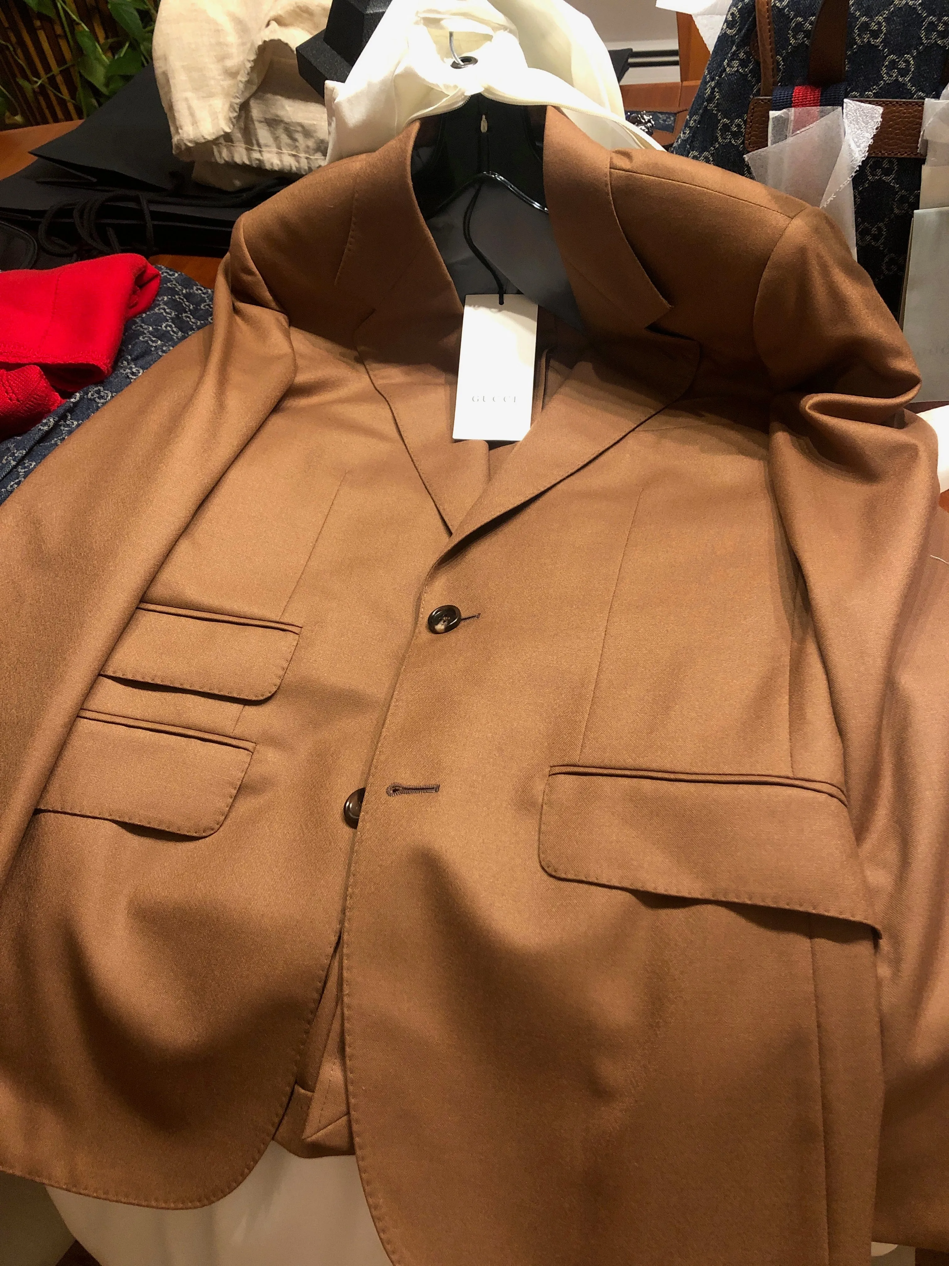 Gucci Formal Heritage Jacket in Winter Panama Bengal