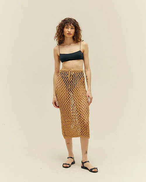 HAIGHT | Moana Knit Skirt | Beige