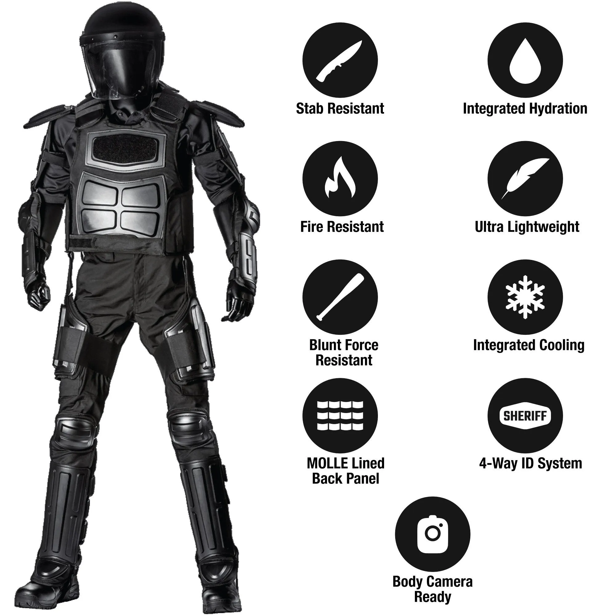 Haven Gear Enforcer Riot Suit Black