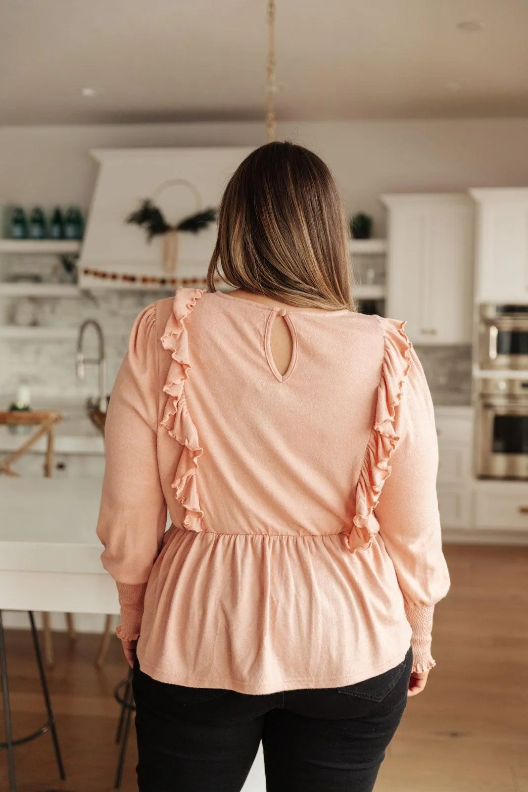 Hazel Blues® | Sweet Confession Top In Blush